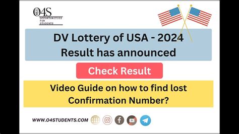 lotto 2024 results|2023 dv lottery result check.